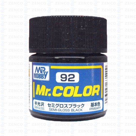 Mr.Color 92 Semi Gloss Black