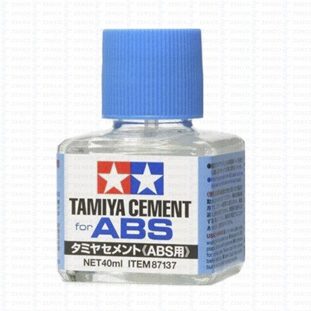 Tamiya Cement for ABS รุ่น TA 87137 (ฝาน้ำเงิน)