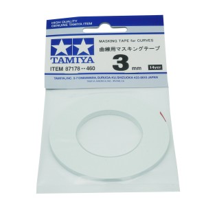 Tamiya Masking Tape for Curves 3 mm TA 87178