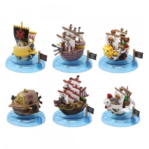MegaHouse One Piece Yura Yura 3 Pirate Ship Collection (Set of 6)