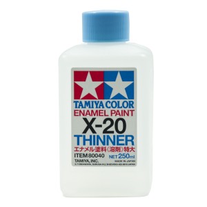 Tamiya X-20 Thinner Enamel Paint 250 ml TA 80040