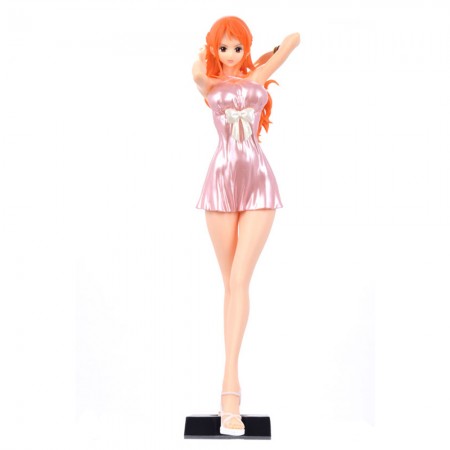 Banpresto Glitter & Glamours Nami & Hancock Special Ver - Nami Pink (PVC Figure)