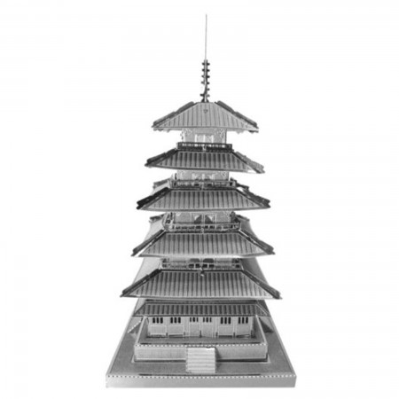 Tenyo Five Storeyed Pagoda Metallic Nano Puzzle