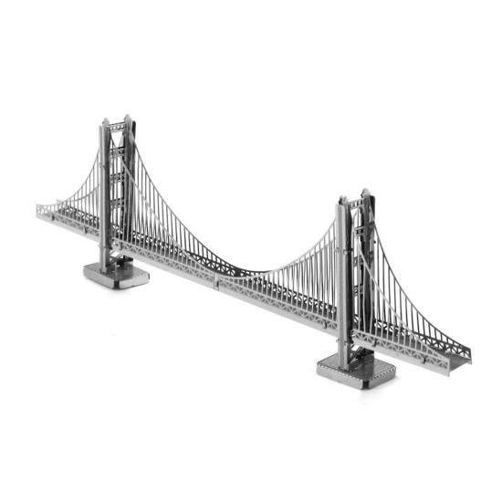 Tenyo Golden Gate Bridge Metallic Nano Puzzle