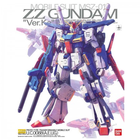 Bandai MG ZZ Gundam Ver Ka 1/100