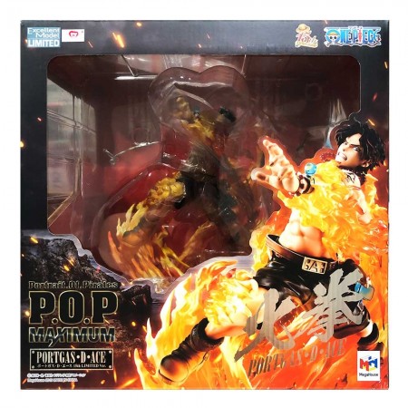 MegaHouse Portrait Of Pirates POP Neo Maximum One Piece Portgas D Ace 15th LIMITED Ver