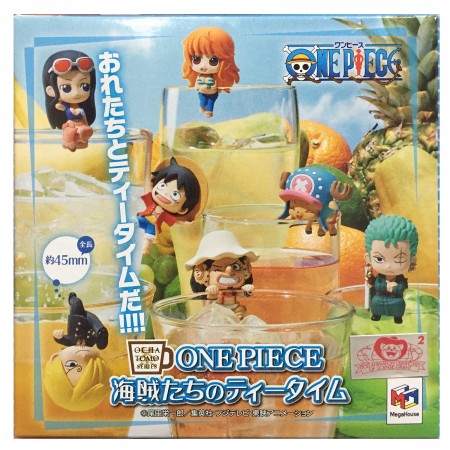 MegaHouse Ochatomo One Piece Pirates Tea Time (Set of 8) (PVC Figure)