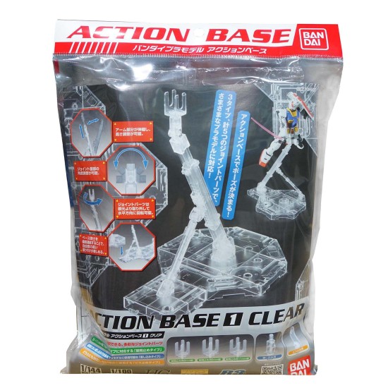 Bandai Action Base 1 Clear