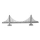 Tenyo Golden Gate Bridge Metallic Nano Puzzle