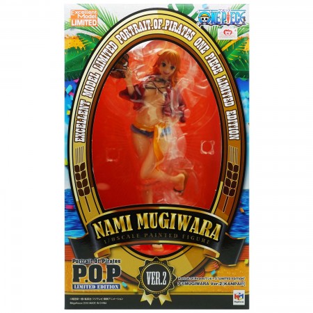 MegaHouse Portrait.Of.Pirates One Piece Nami Mugiwara Ver 2 Kanpai (PVC Figure)